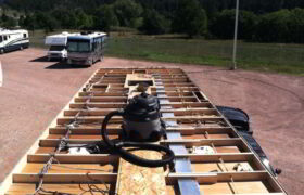 RV Roof Replacement Using ArmorThane On A Weekend Warrior Fifth Wheel