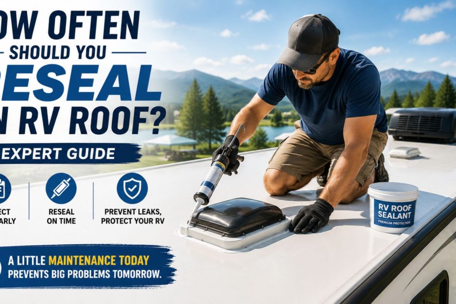how often should you reseal an rv roof