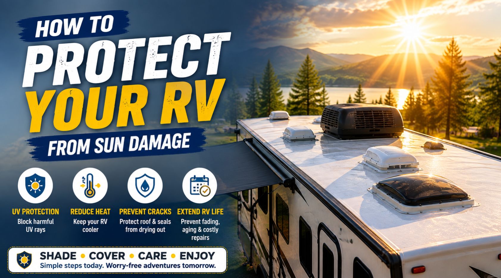how to protect rv from sun damage