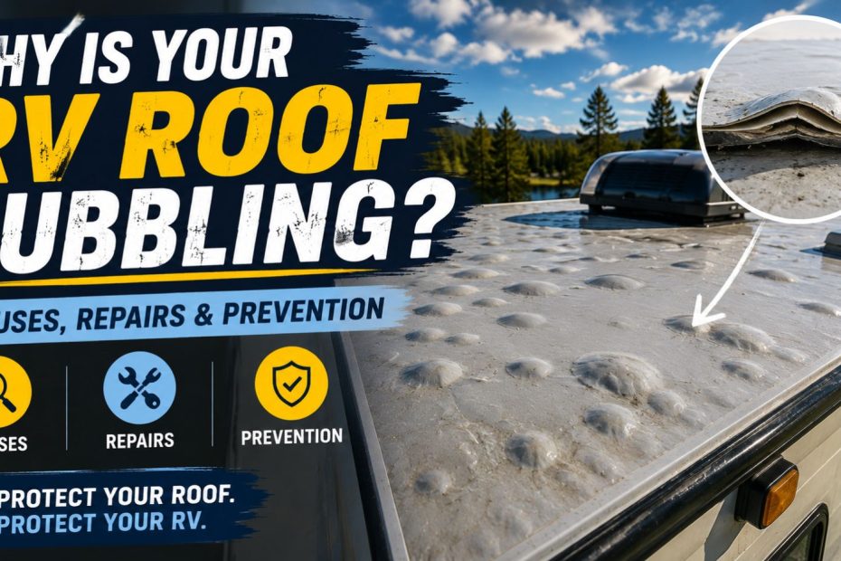 rv roof bubbling