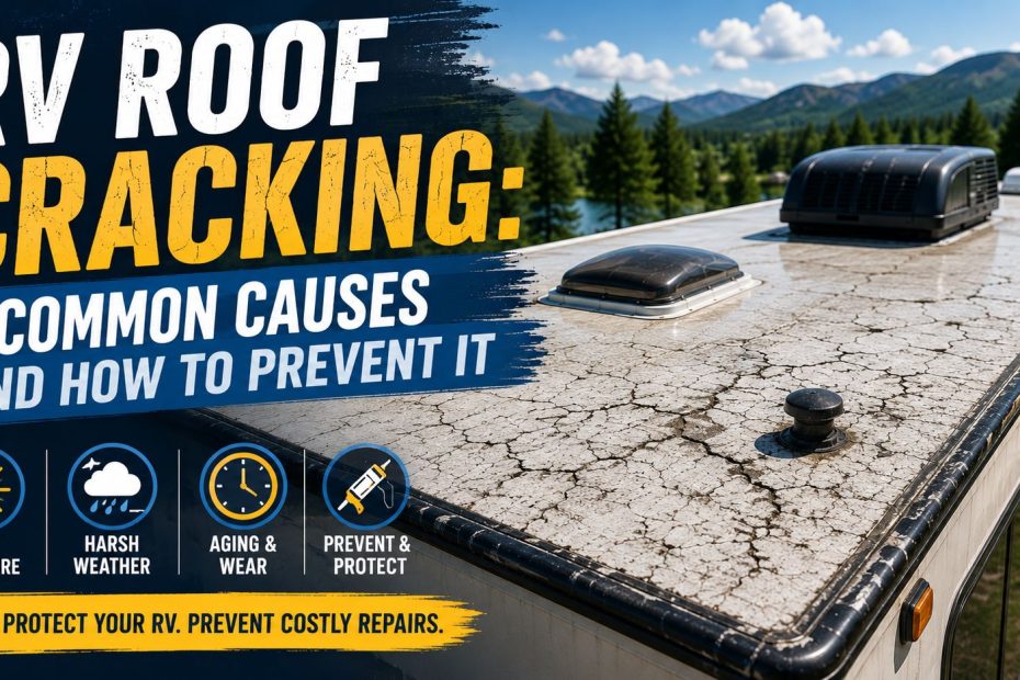 rv roof cracking