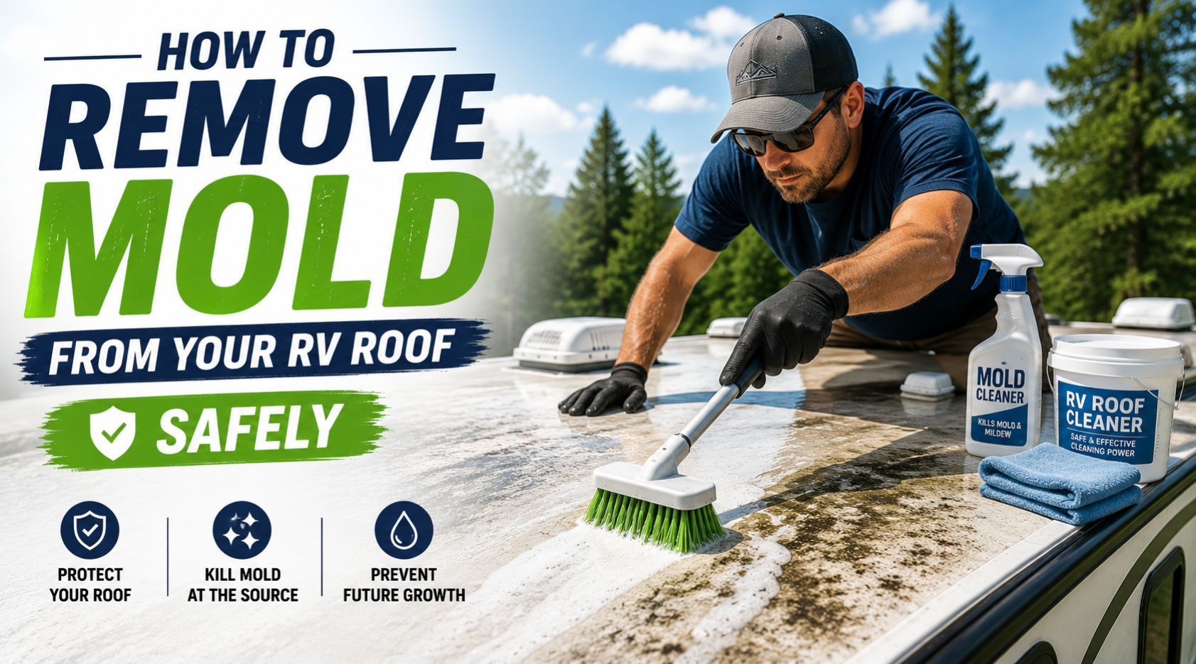 rv roof mold removal