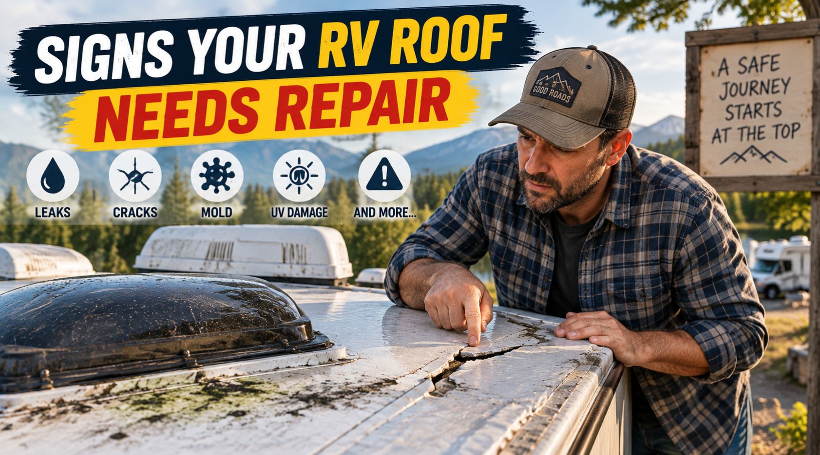 signs your rv roof needs repair