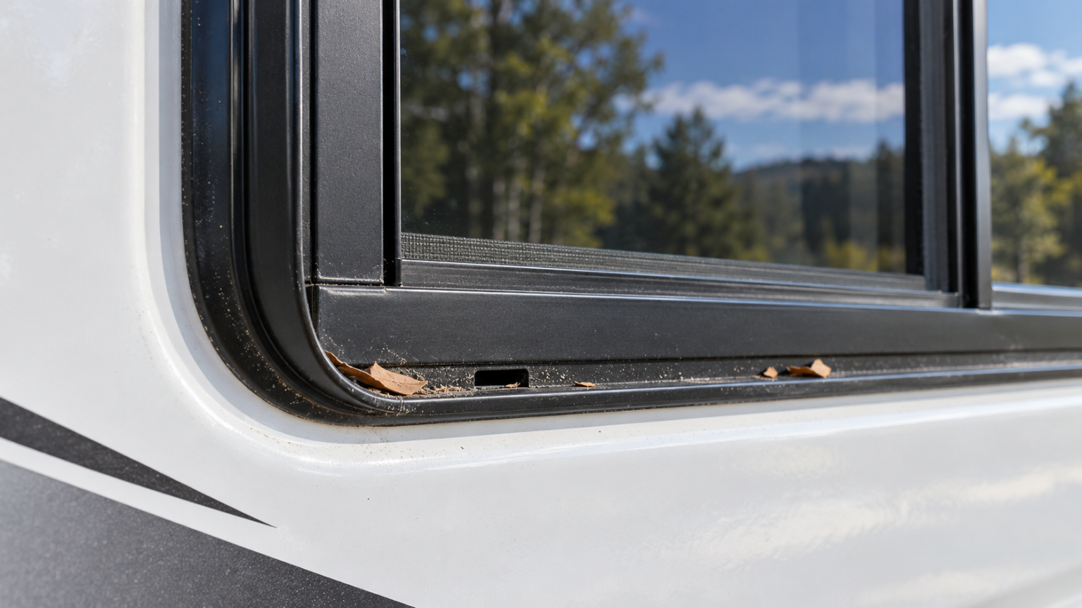 RV Window Weep Holes: Keep Drainage Open Without Damaging the Frame